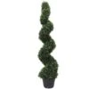 4 Foot Boxwood Spiral Topiary: Potted 1 4 Foot Boxwood Spiral Topiary: Potted -Artificial Trees Shop 4FTBOXWOODSPIRAL
