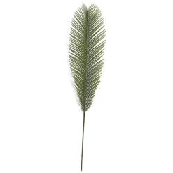 36 Inch Outdoor Artificial Light Green Cycas Palm Branch (Set Of 12)