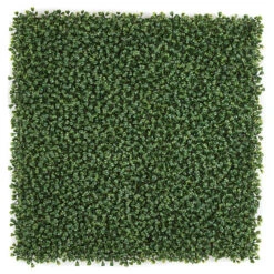 20x20 Inch Tutone Artificial Outdoor Boxwood Mat: 1 Inch High (Set Of 2)