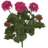 17 Inch Artificial Outdoor Beauty Geranium Bush: Unpotted -Artificial Trees Shop AGF A 144105