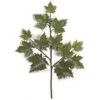30 Inch Outdoor Artificial Green Sugar Maple Branch (Set Of 12)