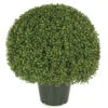 20 Inch Outdoor Potted Plastic Boxwood Ball: Limited UV 2 20 Inch Outdoor Potted Plastic Boxwood Ball: Limited UV -Artificial Trees Shop AGF AUV 150050