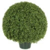 24 Inch Outdoor Plastic Boxwood Ball: Limited UV 1 24 Inch Outdoor Plastic Boxwood Ball: Limited UV -Artificial Trees Shop AGF AUV 150054