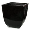 22.5 Inch Glossy Black Fiberglass Square Planter: 18.25 Inch Inside Dia. 2 22.5 Inch Glossy Black Fiberglass Square Planter: 18.25 Inch Inside Dia. -Artificial Trees Shop AGF D 100022