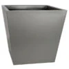 23H X 25W Inch Matte Charcoal Fiberglass Planter: 21 Inch Inside Dia.