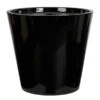 16H X 18W Inch Gloss Black Fiberglass Planter: 16.5 Inch Inside Dia. 2 16H X 18W Inch Gloss Black Fiberglass Planter: 16.5 Inch Inside Dia. -Artificial Trees Shop AGF D 130560