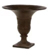 18 Inch Brown Fiberglass Urn: 5 Inch Inside Diameter -Artificial Trees Shop AGF D 72006