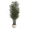 12 Foot Bamboo Tree With 7 Natural Trunks: Potted -Artificial Trees Shop AGF W 6686