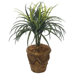 28 Inch Artificial Outdoor Liriope Tree: Unpotted