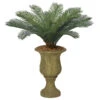 3 Foot Outdoor Artificial Cycas Palm Cluster With 18 Fronds
