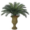 3 Foot Outdoor Artificial Cycas Palm Cluster With 36 Fronds -Artificial Trees Shop AGF1079 ZM 1