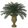 3 Foot Outdoor Artificial Cycas Palm Cluster With 48 Fronds