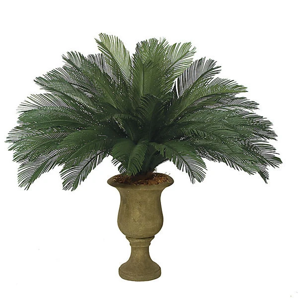 44 Inch Outdoor Artificial Cycas Palm Cluster With 36 Fronds 3 44 Inch Outdoor Artificial Cycas Palm Cluster With 36 Fronds