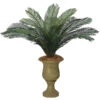 44 Inch Outdoor Artificial Cycas Palm Cluster With 18 Fronds -Artificial Trees Shop AGF1083 ZM 1 1