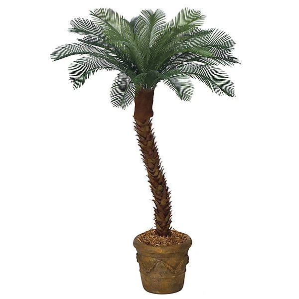 6 Foot Artificial Outdoor Cycas Palm With 18 Fronds & Polyblend Trunk 3 6 Foot Artificial Outdoor Cycas Palm With 18 Fronds & Polyblend Trunk