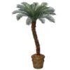 8 Foot Artificial Outdoor Cycas Palm With 18 Fronds & Polyblend Trunk -Artificial Trees Shop AGF1125 ZM 1