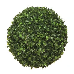 10 Inch Polyblend Outdoor Boxwood Ball Topiary (Set Of 2)
