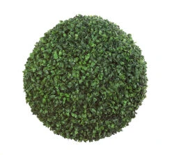 14 Inch Polyblend Outdoor Boxwood Ball Topiary (Set Of 2)