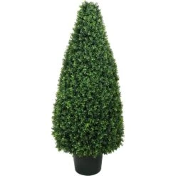 30 Inch UV Protected Basil Cone Topiary: Potted