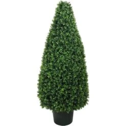 42 Inch UV Protected Basil Cone Topiary: Potted