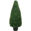 54 Inch UV Protected Basil Cone Topiary: Potted 1 54 Inch UV Protected Basil Cone Topiary: Potted -Artificial Trees Shop AMG P3024C 54