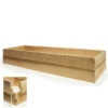 6 Foot Cedar Double Raised Garden Earth Box -Artificial Trees Shop ATC RG72U 2