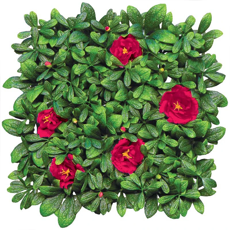 12 X 12 Inch Artificial Outdoor Azalea Mat: Beauty Or Pink 3 12 X 12 Inch Artificial Outdoor Azalea Mat: Beauty Or Pink