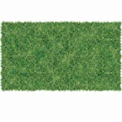 Outdoor Artificial Boxwood On Galvanized Metal Screen