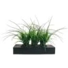 Vintage Home Artificial Grass In Contemporary Small Wood Planter