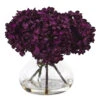 8.5 Inch Hydrangea In Vase Silk Flower Arrangement -Artificial Trees Shop NEA 1439 PP