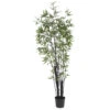 6 Foot Black Bamboo Tree: Potted -Artificial Trees Shop NEA1059 ZM 1