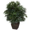 35 Inch Double Bamboo Palm In Decorative Planter -Artificial Trees Shop NEA1090 ZM 1