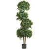 69 Inch Sweet Bay 4 Ball Topiary: Potted -Artificial Trees Shop NEA1098 ZM 1