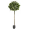 5 Foot Sweet Bay Ball Topiary Tree: Potted -Artificial Trees Shop NEA1099 ZM 1