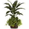 4 Foot Bird Of Paradise And Pothos In Decorative Planter -Artificial Trees Shop NEA1111 ZM 1