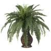28 Inch Boston Fern In Urn -Artificial Trees Shop NEA1118 ZM 1