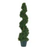 3 Foot Artificial Cedar Spiral Topiary Tree: Potted 1 3 Foot Artificial Cedar Spiral Topiary Tree: Potted -Artificial Trees Shop NEA1144 ZM 1