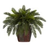 19 Inch Double Cycas Palms In Planter -Artificial Trees Shop NEA1161 ZM 1