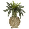 25 Inch Cycas Palms In Decorative Vase -Artificial Trees Shop NEA1162 ZM 1