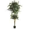 6 Foot Double Ball Ficus Tree: Potted -Artificial Trees Shop NEA1213 ZM 1
