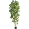 8 Foot Silk Indoor Biggy Style Bamboo Tree: Potted 1 8 Foot Silk Indoor Biggy Style Bamboo Tree: Potted -Artificial Trees Shop NEA1410 ZM 1