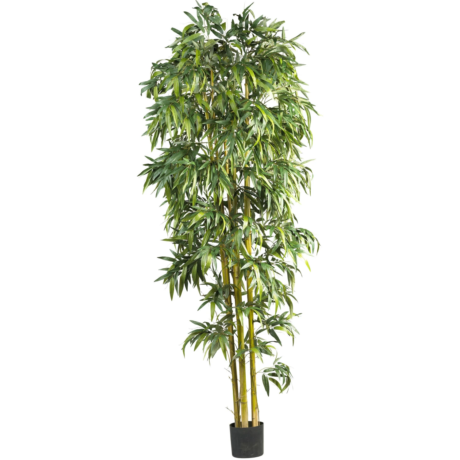 8 Foot Silk Indoor Biggy Style Bamboo Tree: Potted 3 8 Foot Silk Indoor Biggy Style Bamboo Tree: Potted