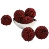 5 Inch Artificial Red Berry Ball (Set Of 6) 2 5 Inch Artificial Red Berry Ball (Set Of 6) -Artificial Trees Shop NEA2456 ZM 1
