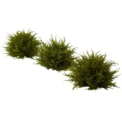 7.5 Inch Artificial Cedar Balls (Set Of 3)