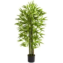 4 Foot Outdoor Artificial Bamboo Tree: Limited UV