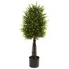 35 Inch Artificial Ixora Topiary: Limited UV 1 35 Inch Artificial Ixora Topiary: Limited UV -Artificial Trees Shop NEA2582 ZM 1