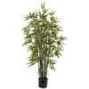 4 Foot Artificial Black Bamboo Tree: Potted 1 4 Foot Artificial Black Bamboo Tree: Potted -Artificial Trees Shop NEA2586 ZM 1