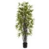 5 Foot Artificial Black Bamboo Tree: Potted -Artificial Trees Shop NEA2587 ZM 1