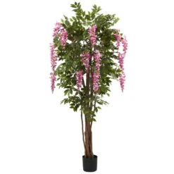 6.5 Foot Silk Wisteria Tree