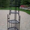 Wrought Iron Corner Shelf Plant Stand